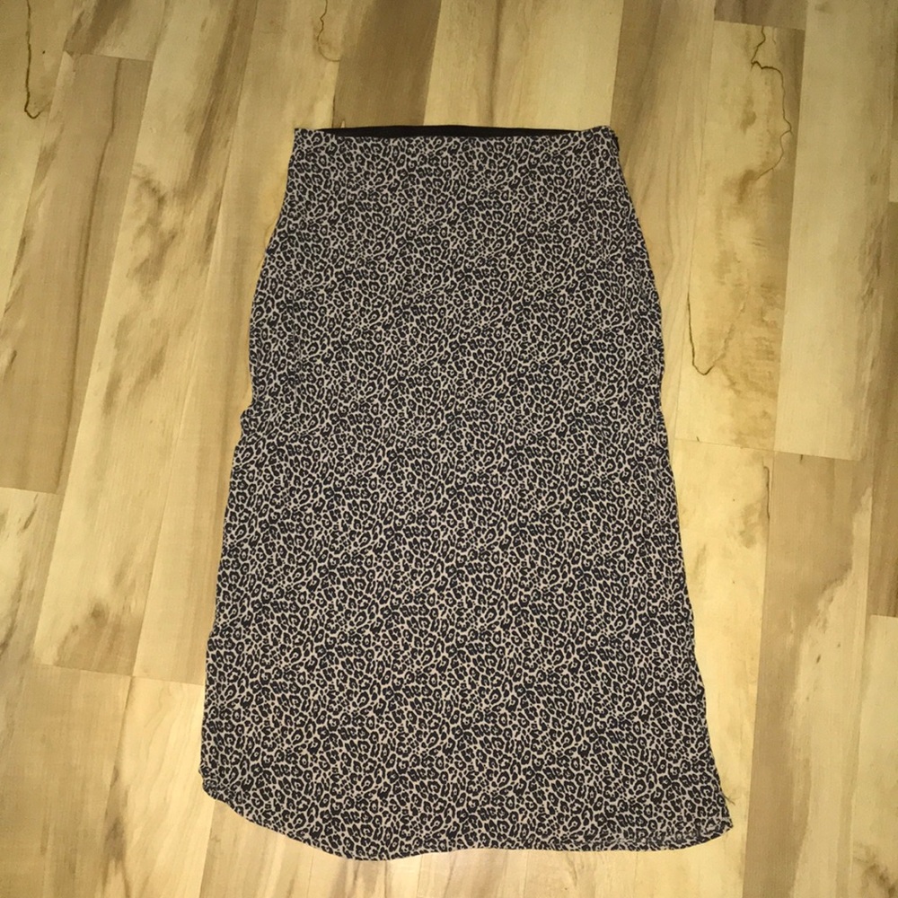 Cheetah Midi Skirt